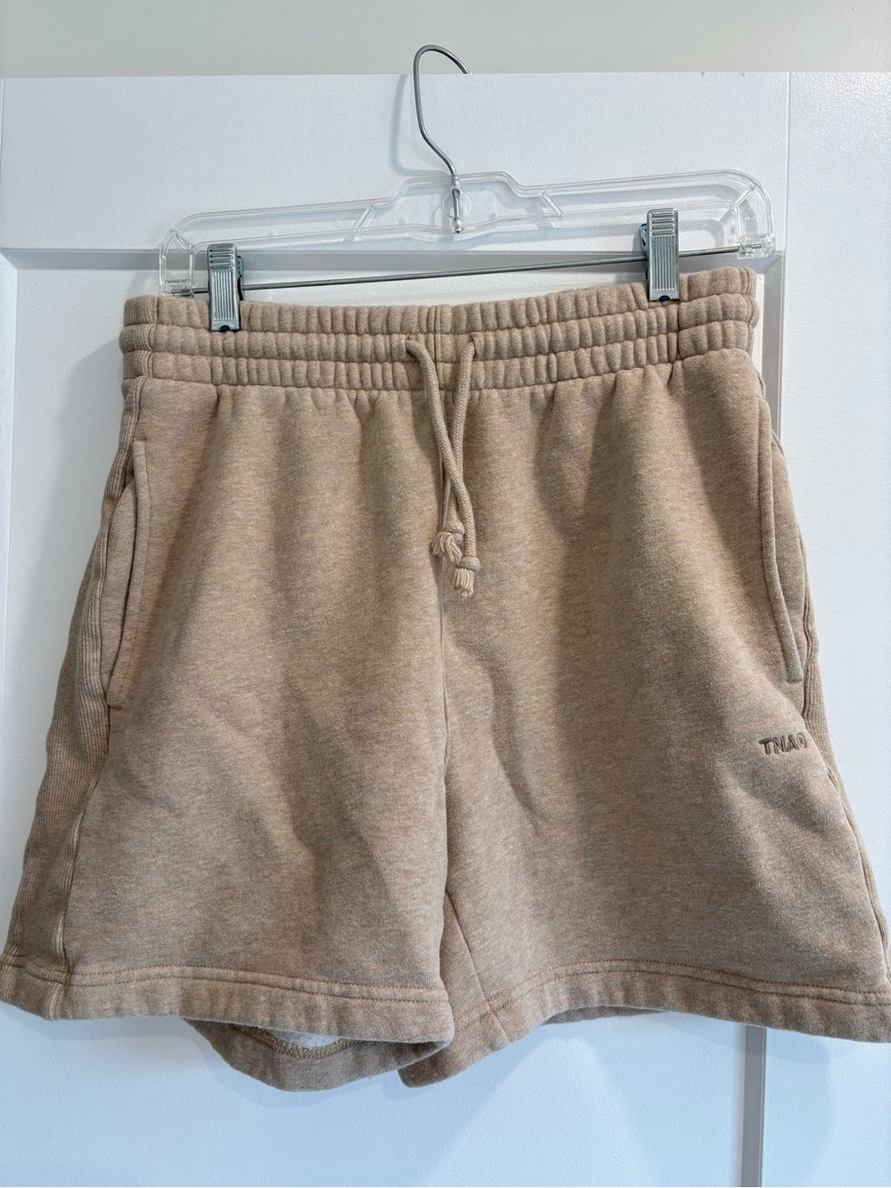 TNA Tan Drawstring Athletic Shorts